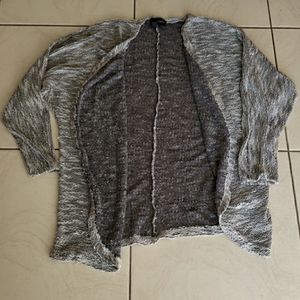 #10460-10 💥Women's Waffle Knit Cardigan,2X and 3X,White/Black and Cream/Black.